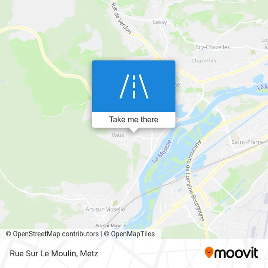 Rue Sur Le Moulin map