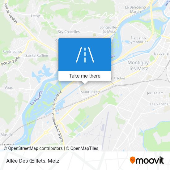 Allée Des Œillets map