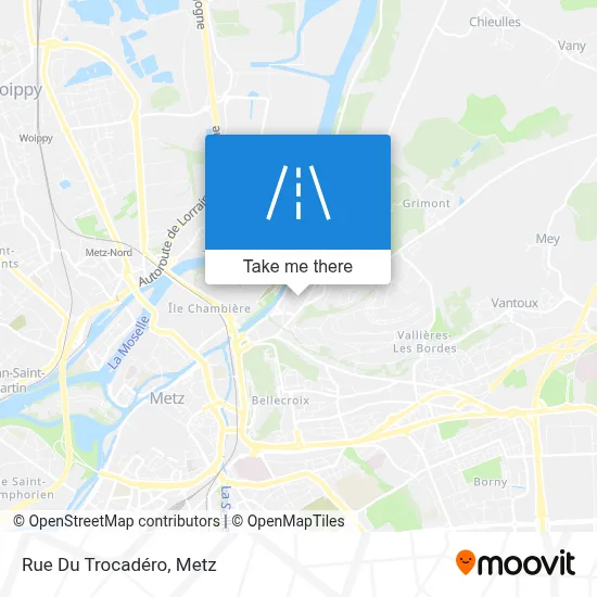 Rue Du Trocadéro map