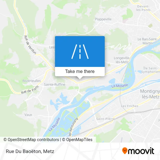 Rue Du Baoëton map