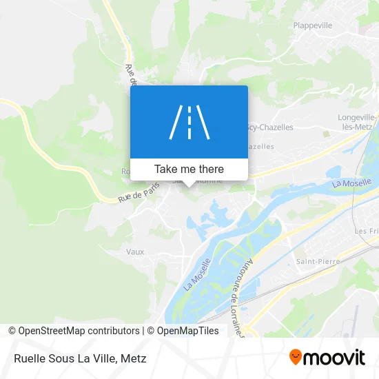 Ruelle Sous La Ville map