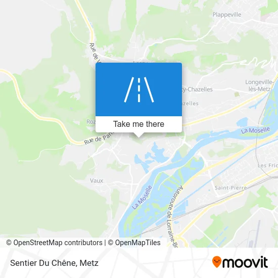 Sentier Du Chêne map