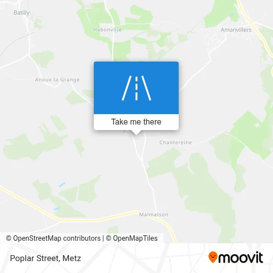 Rue Des Peupliers map