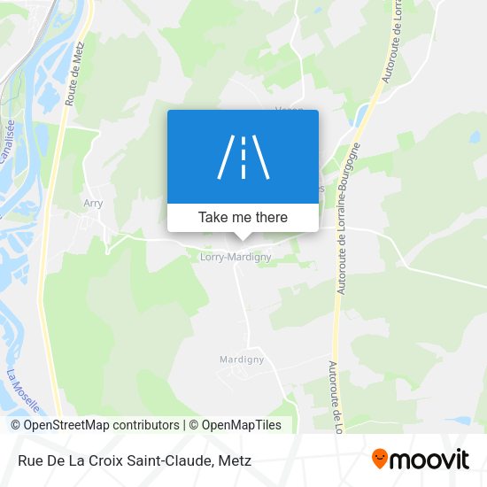 Rue De La Croix Saint-Claude map