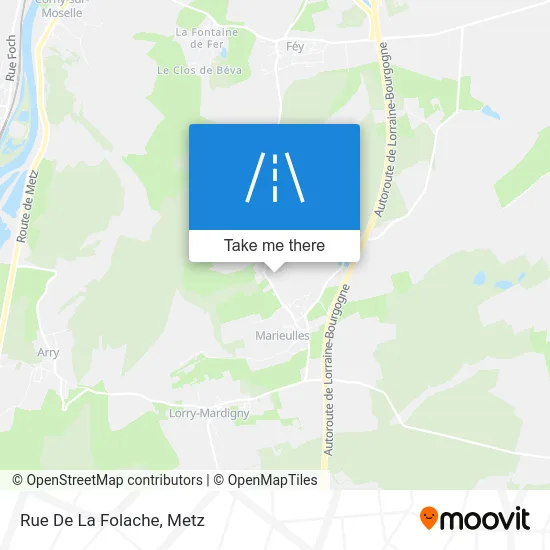 Rue De La Folache map