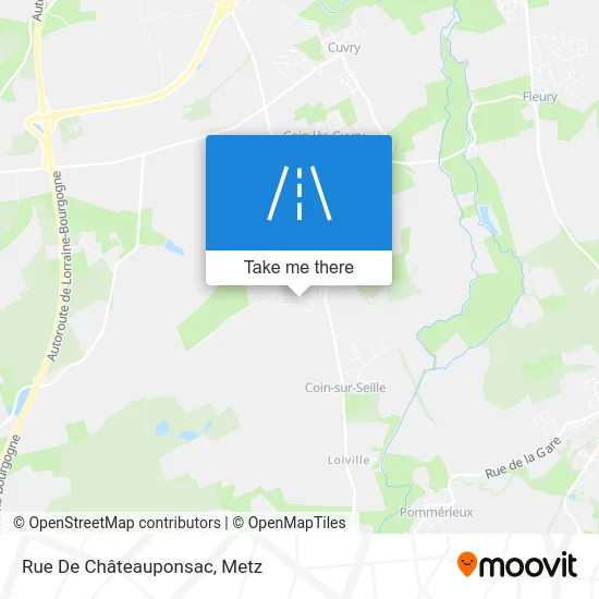 Rue De Châteauponsac map