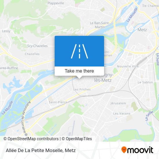Allée De La Petite Moselle map