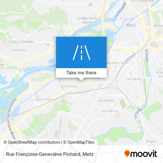 Rue Françoise-Geneviève Pichard map