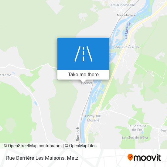 Rue Derrière Les Maisons map