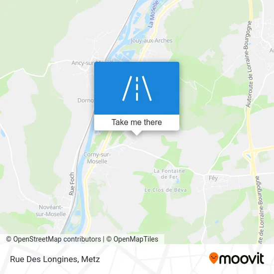 Rue Des Longines map