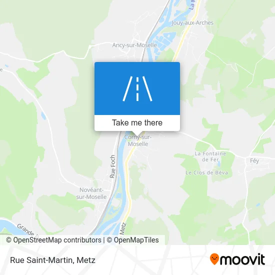 Rue Saint-Martin map