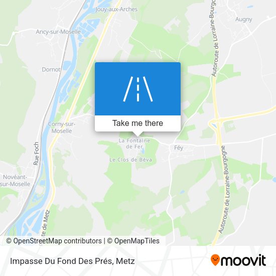 Impasse Du Fond Des Prés map