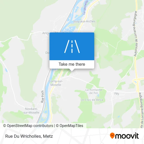 Rue Du Wricholles map