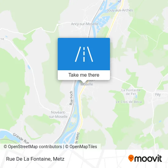 Rue De La Fontaine map