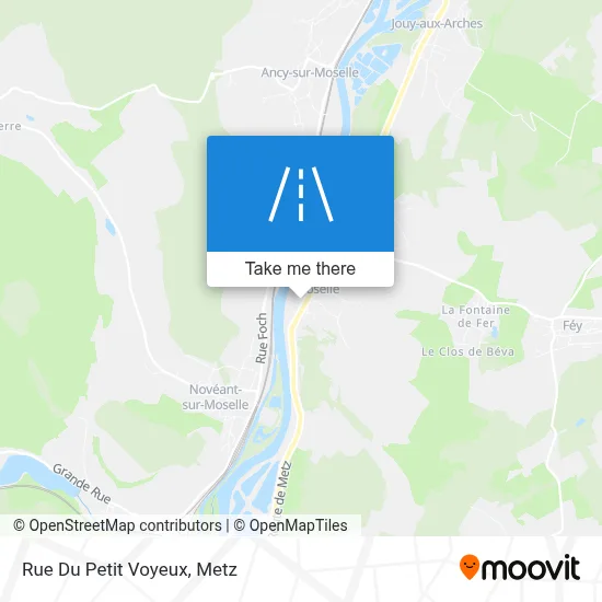 Rue Du Petit Voyeux map