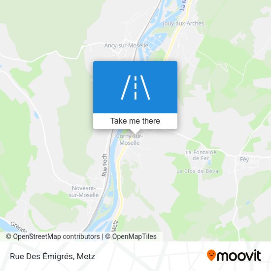 Rue Des Émigrés map