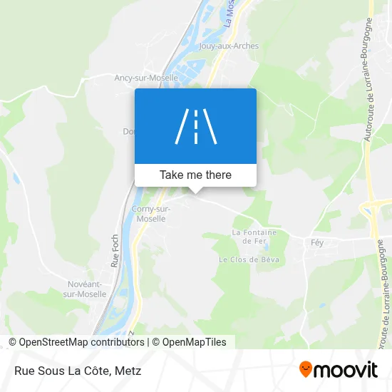 Rue Sous La Côte map