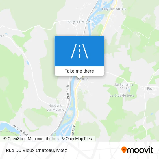 Rue Du Vieux Château map