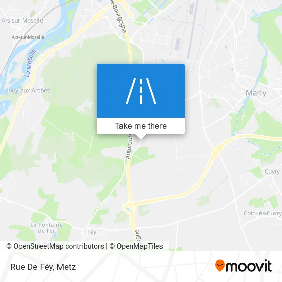 Rue De Féy map