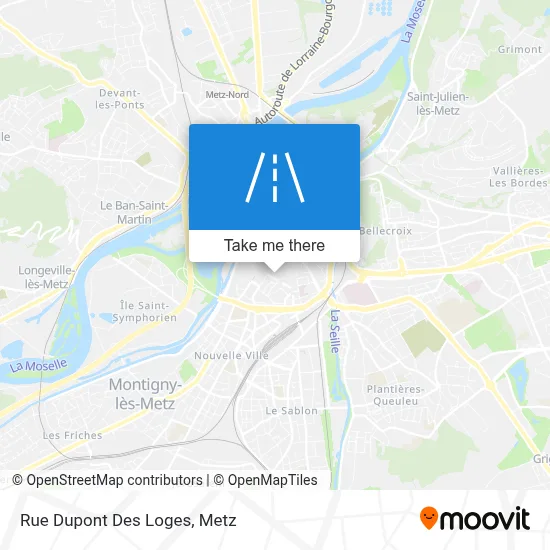 Rue Dupont Des Loges map