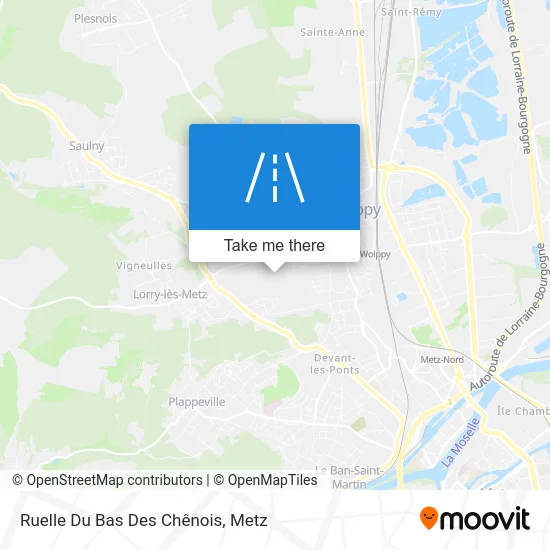 Ruelle Du Bas Des Chênois map