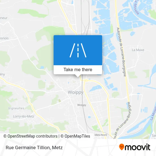 Rue Germaine Tillion map