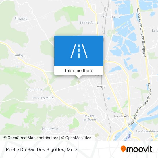 Ruelle Du Bas Des Bigottes map