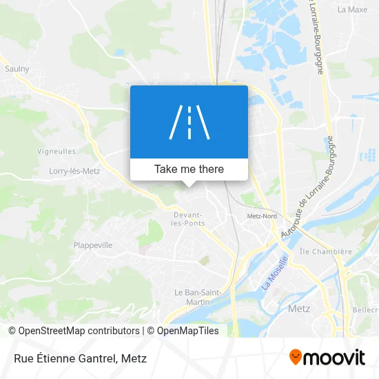 Rue Étienne Gantrel map