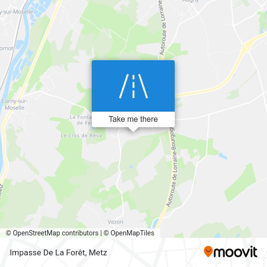 Impasse De La Forêt map