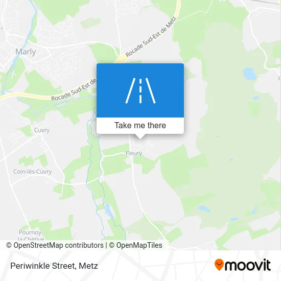 Rue Des Pervenches map