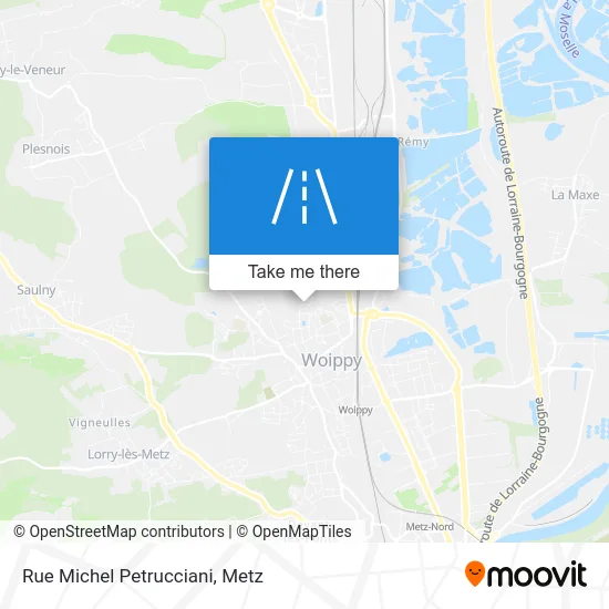 Rue Michel Petrucciani map