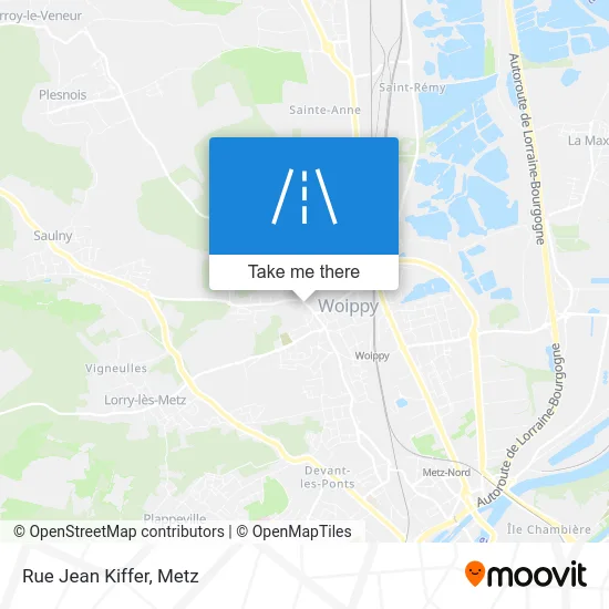 Rue Jean Kiffer map