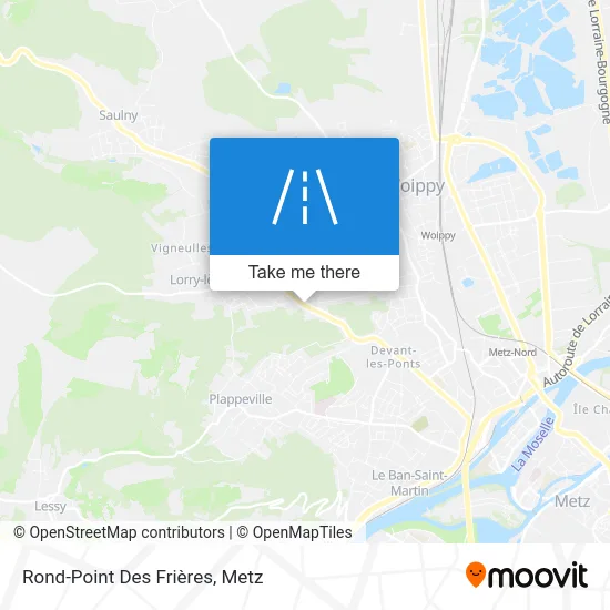 Rond-Point Des Frières map