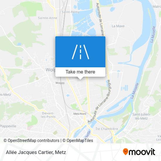 Allée Jacques Cartier map