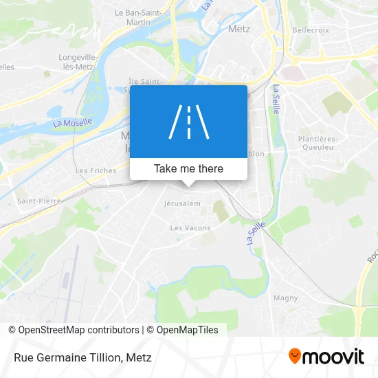 Rue Germaine Tillion map