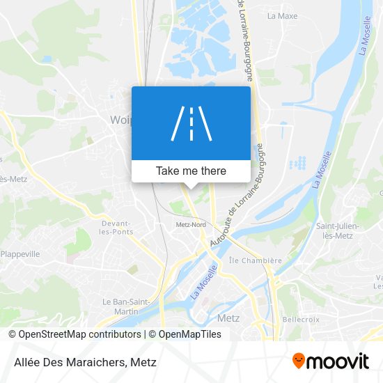 Allée Des Maraichers map