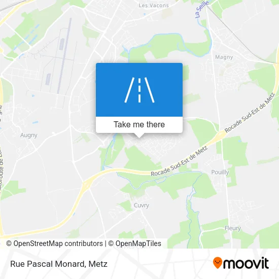 Rue Pascal Monard map