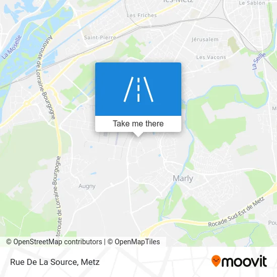 Rue De La Source map
