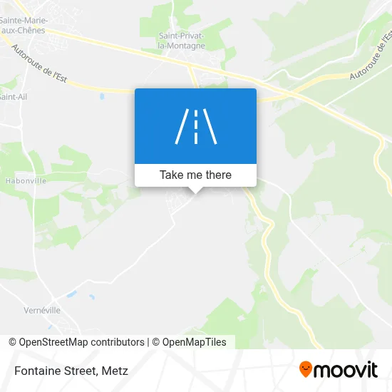 Rue De La Fontaine map