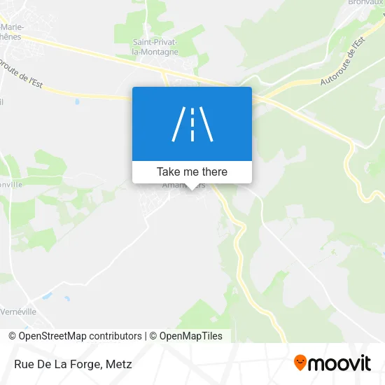 Rue De La Forge map