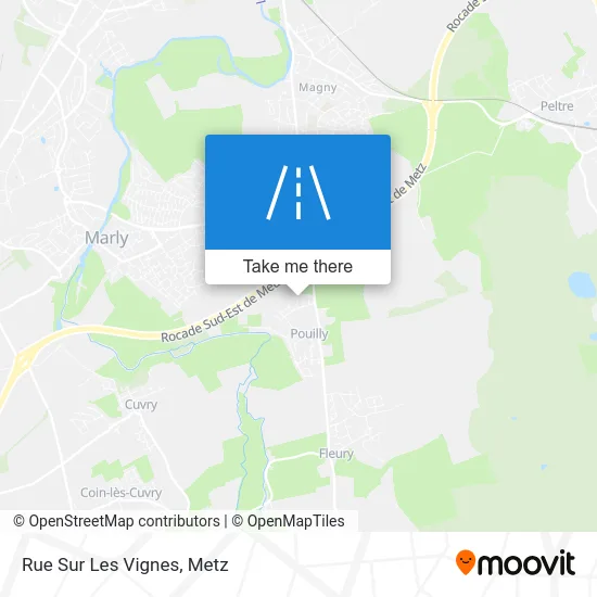 Rue Sur Les Vignes map