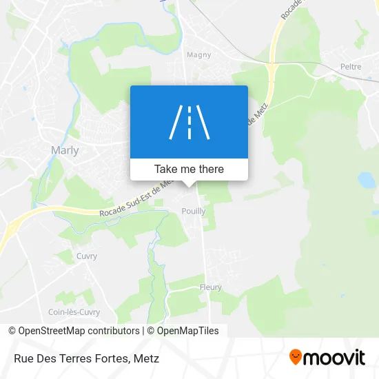 Rue Des Terres Fortes map