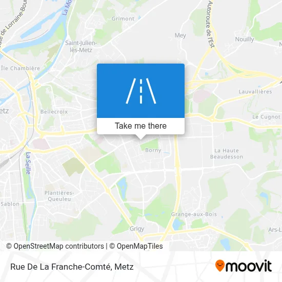 Rue De La Franche-Comté map