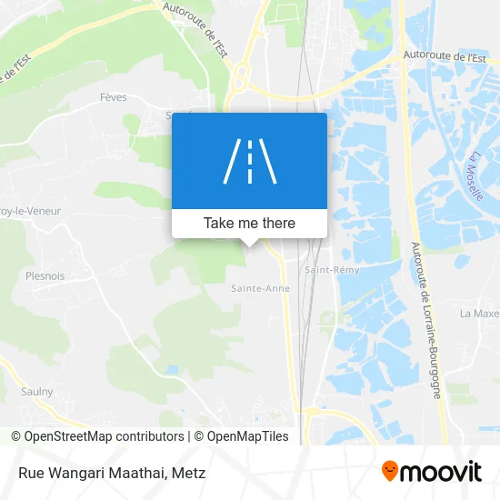 Rue Wangari Maathai map