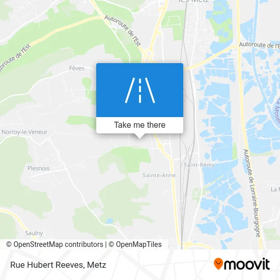 Rue Hubert Reeves map