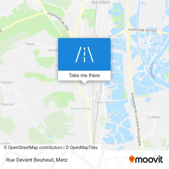 Rue Devant Beuheuil map