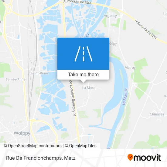 Rue De Franclonchamps map