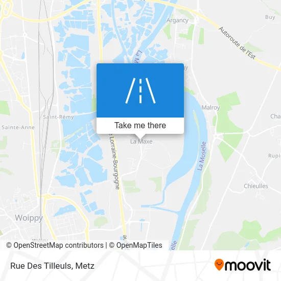 Rue Des Tilleuls map