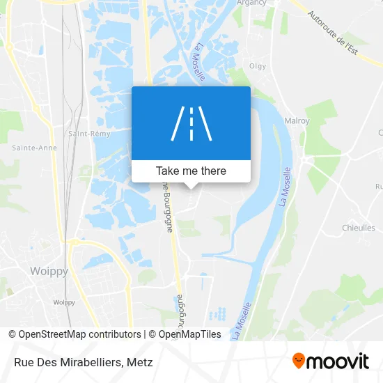 Rue Des Mirabelliers map