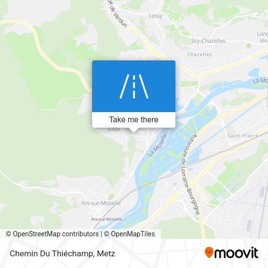 Chemin Du Thiéchamp map